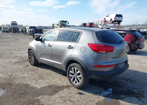 2015 Kia Sportage Lx из США, поврежденный, VIN KNDPB3AC0F7712544